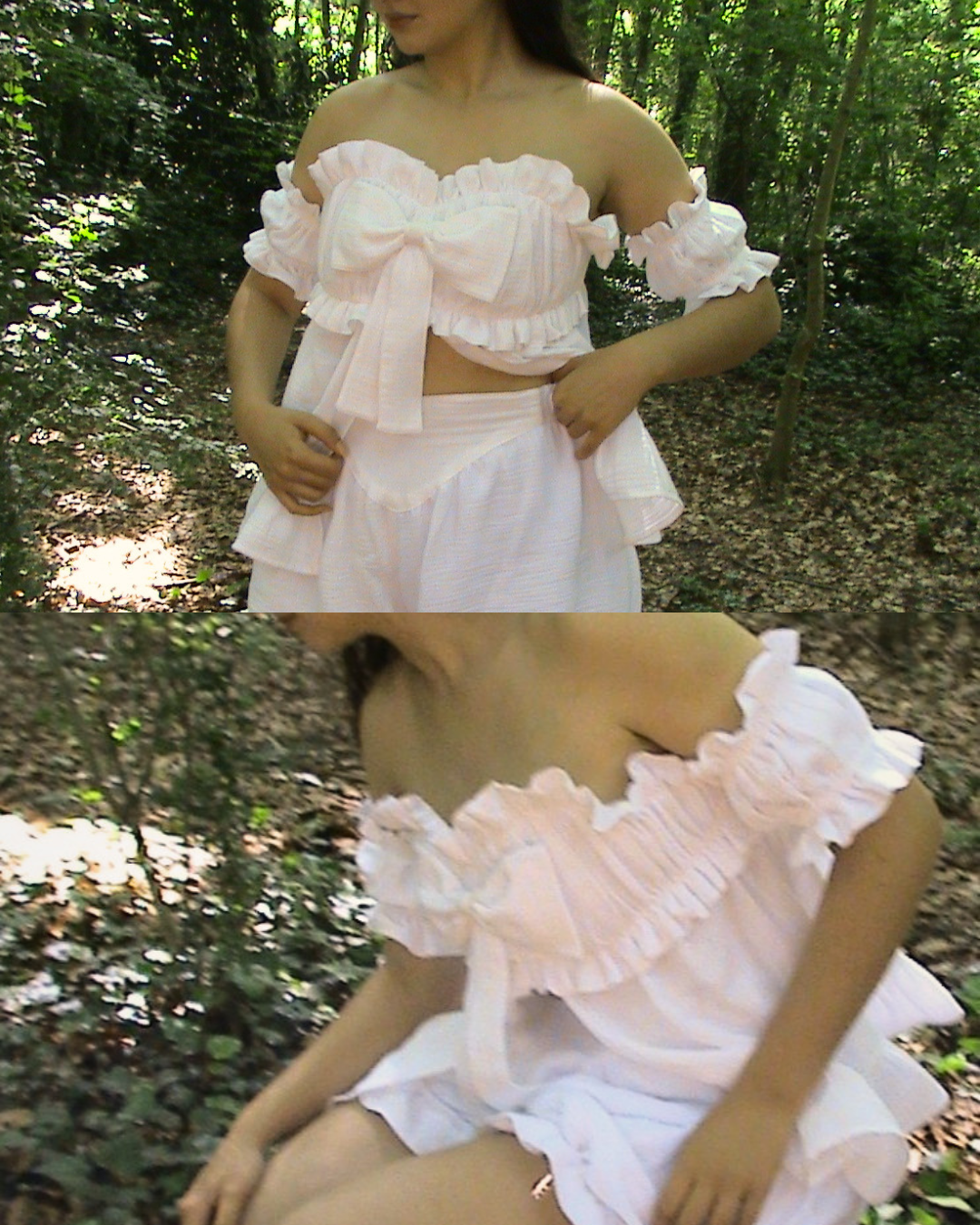The White Rabbit Off The Shoulder Top