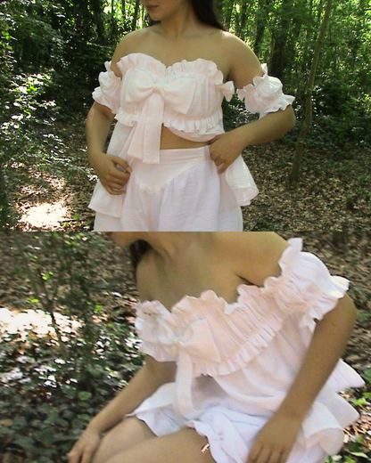 The White Rabbit Off The Shoulder Top